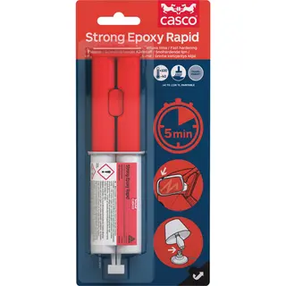 Produktfoto för Lim Casco Stark Epoxi Snabbförpackning à 24 ml (2 tuber på 12 ml)