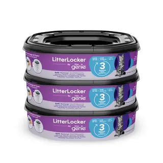 Produktfoto för LitterLocker Genie Refill 6 m (3-pack)
