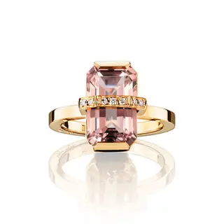 Produktfoto för Little Bend Over - Morganite Ring Guld 15.00 mm