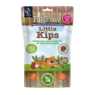 Produktfoto för Little Big Paws Little Kips Chill Veganskt Hundgodis 90 g