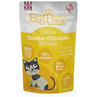 Produktfoto för Little BigPaw Gourmet Tender Chicken Mousse 85 g
