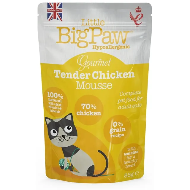 Alternativ bild 0 för Little BigPaw Gourmet Tender Chicken Mousse 85 g