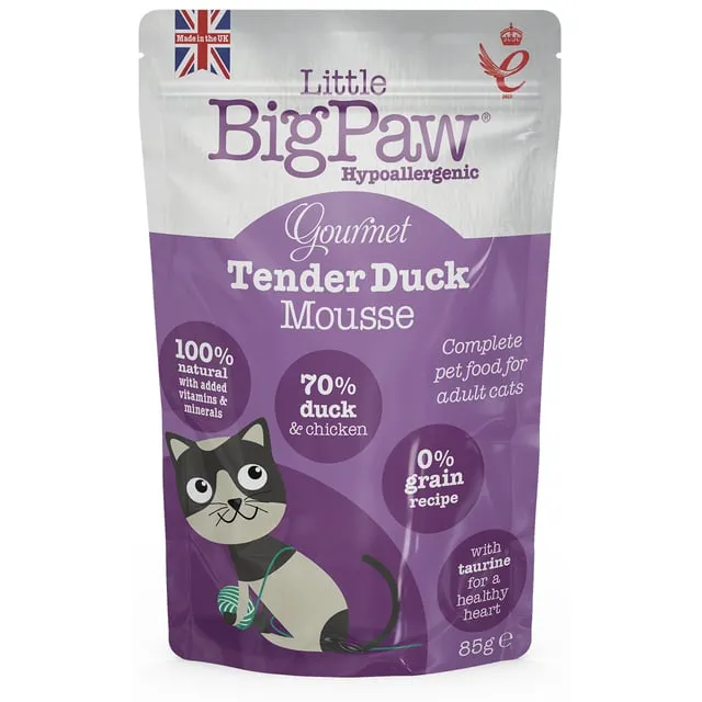 Alternativ bild 0 för Little BigPaw Gourmet Tender Duck Mousse 85 g