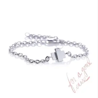 Produktfoto för Little Cross Armband Silver