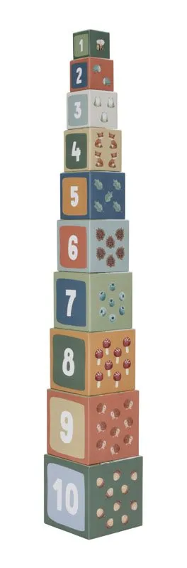 Bild 2 för Little Dutch Building Blocks - Forest Friends