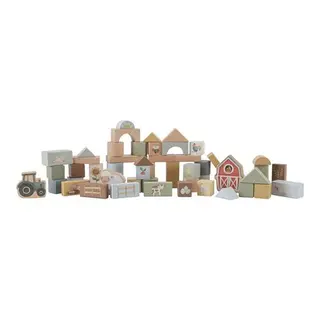 Produktfoto för Little Dutch Byggklossar Little Farm Multi