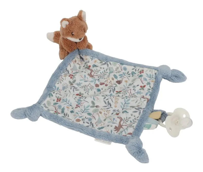 Bild 2 för Little Dutch Cuddle cloth print Fox - Forest Friends