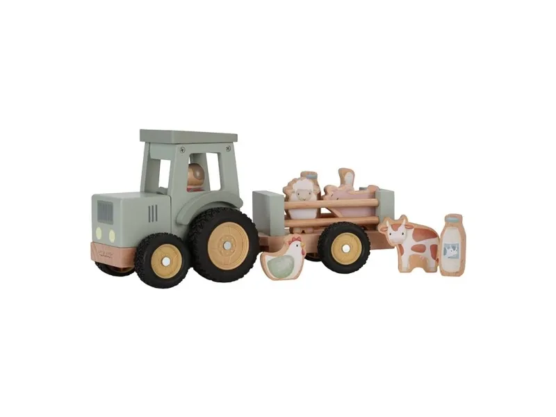 Alternativ bild 0 för Little Dutch Little Farm, Traktor, Little Farm, 1,5 År, Trä, Multifärg