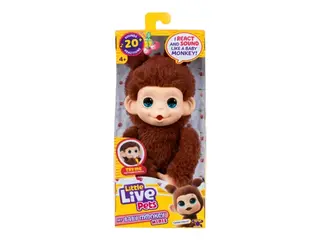 Produktfoto för LITTLE LIVE PETS MY BABY MINI MONKEY BROWN CHERRI