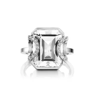 Produktfoto för Little Magic Star - Crystal Quartz Ring Vitguld 15.00 mm