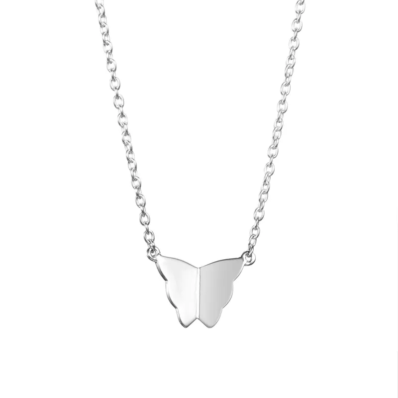 Alternativ bild 0 för Little Miss Butterfly Halsband Silver 42-45 cm