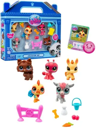 Produktfoto för LITTLEST PET SHOP FARM BESTIES COLLECTORS 5 PK