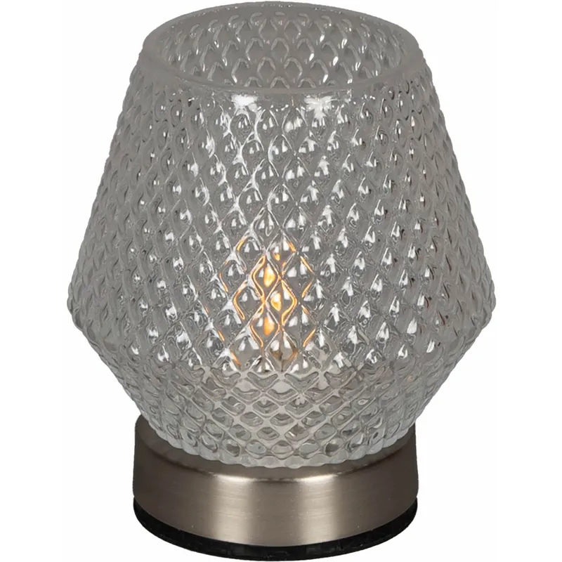 Bild 1 för Ljuslykta LED Klart glas inkl. batteri IP20