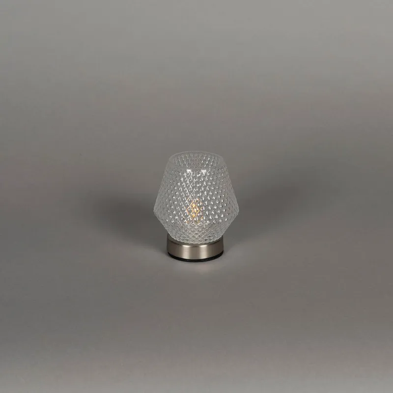 Bild 2 för Ljuslykta LED Klart glas inkl. batteri IP20