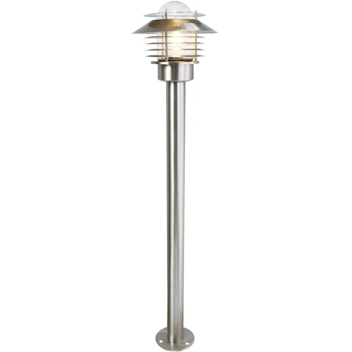 Alternativ bild 0 för Llitt Stig Bollard Pollare 100cm E27-sockel IP44 Aluminium