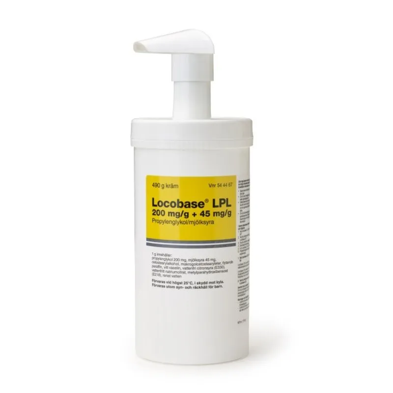 Bild 1 för Locobase LPL 200 mg/g+45 mg/g 490 gram Kräm