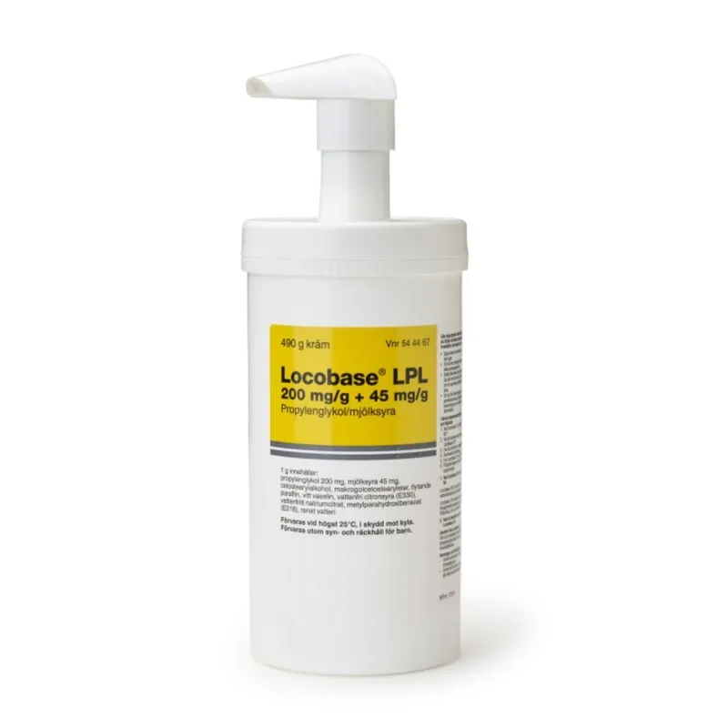 Bild 2 för Locobase LPL 200 mg/g+45 mg/g 490 gram Kräm