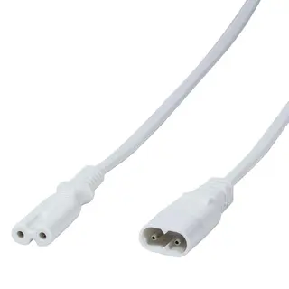 Produktfoto för LogiLink 2m, IEC 60320-C8/IEC 60320-C7, 2 m, C8-kontakt, C7-kontakt