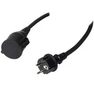 Produktfoto för LogiLink 5m 2xSchuko, 5 m, 250 V, 16 A