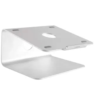 Produktfoto för LogiLink AA0104, Ställ till bärbara datorer, Silver, Gjuten aluminium, 27,9 cm (11), 43,2 cm (17), 360°