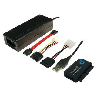 Produktfoto för LogiLink Adapter USB 2.0 till 2.5 + 3,5
