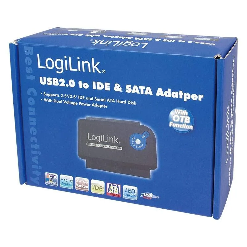 Bild 2 för LogiLink Adapter USB 2.0 till 2.5 + 3,5