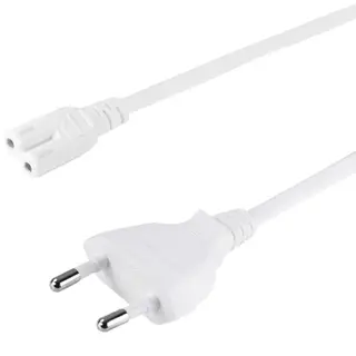 Produktfoto för LogiLink Apparatkabel Euro - C7 Vit 1,8m