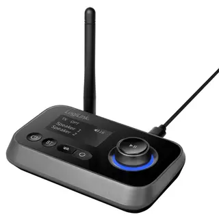 Produktfoto för Logilink Bluetooth 5.0 2-i-1 ljudsändare/mottagare