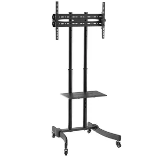 Produktfoto för LogiLink BP0026, Multimediavagn, Svart, Plattskärm, 40 kg, 94 cm (37), 177,8 cm (70)