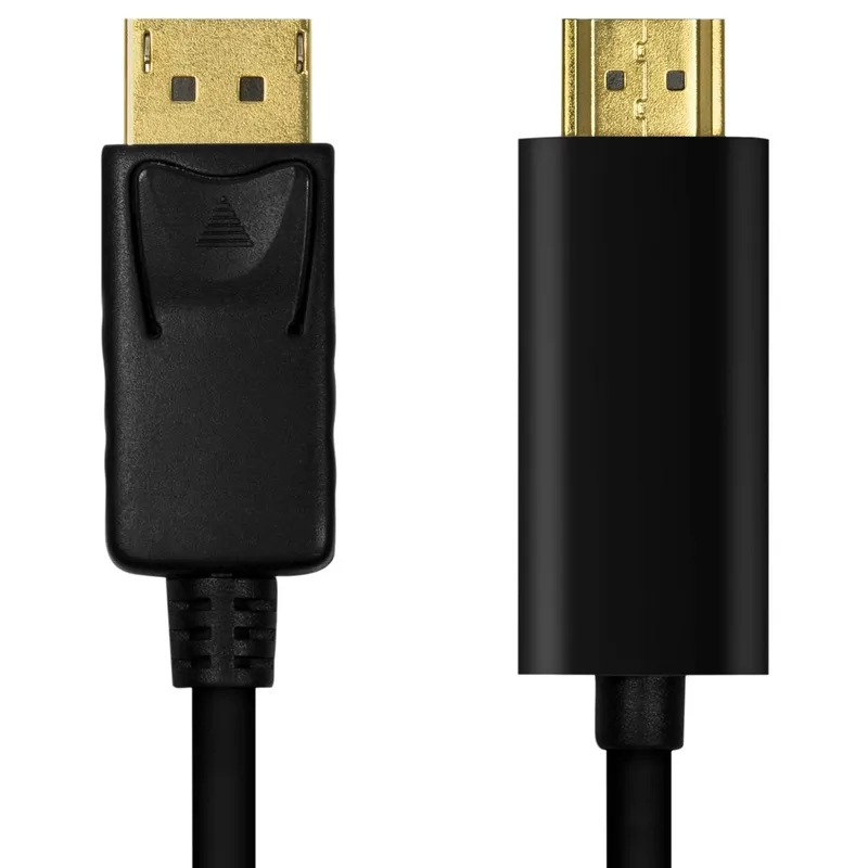 Bild 2 för LogiLink CV0127, 2 m, DisplayPort, HDMI Typ A (Standard), Hanstik, Rakt