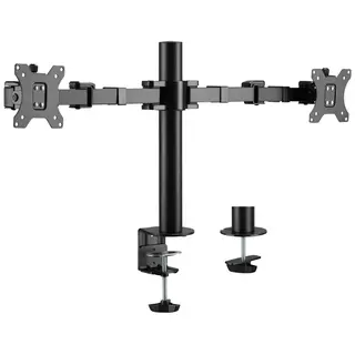 Produktfoto för LogiLink Dual monitor mount 17-32" arm length: adjustable