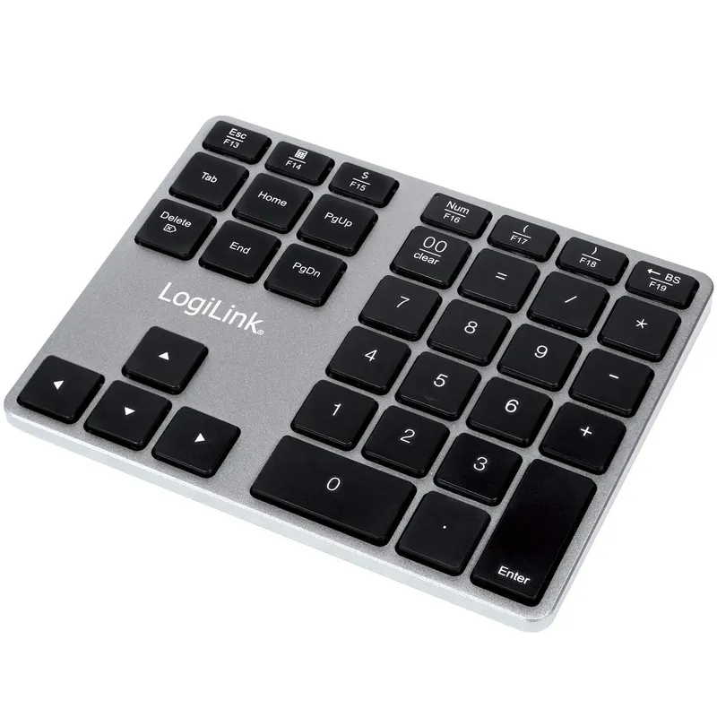 Bild 1 för LogiLink ID0187, Bluetooth, 35, Universal, Aluminium, Sort