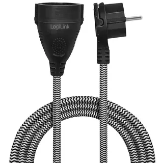 Produktfoto för LogiLink LPS104, 3 m, Strömkontakt typ F, Strömkontakt typ F, 250 V, 16 A