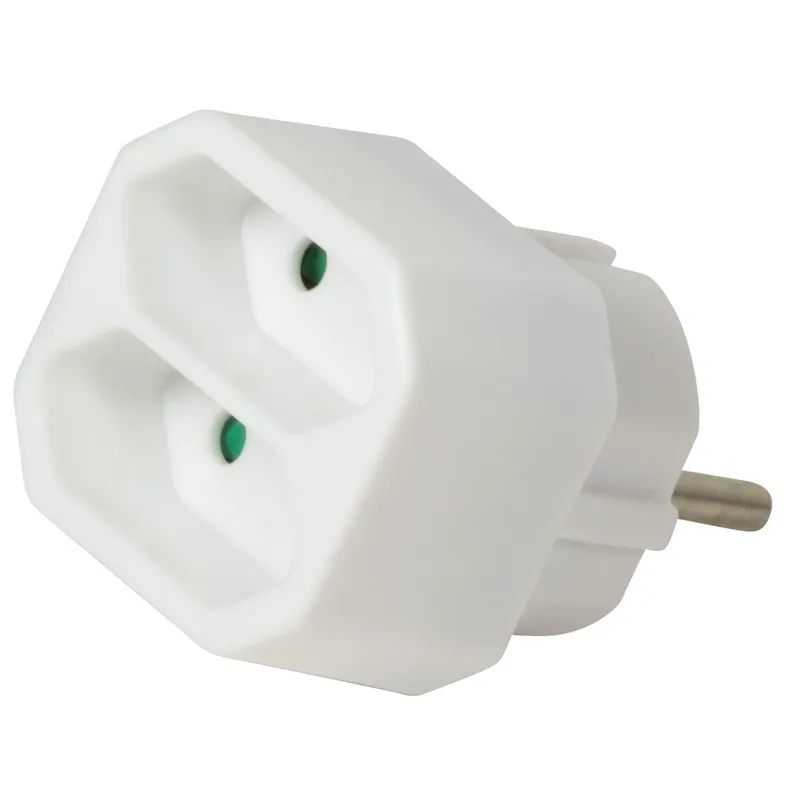 Bild 1 för LogiLink LPS218, inomhus, 2 AC-utgångar, Vit, RoHS, 250 V, 1100 W