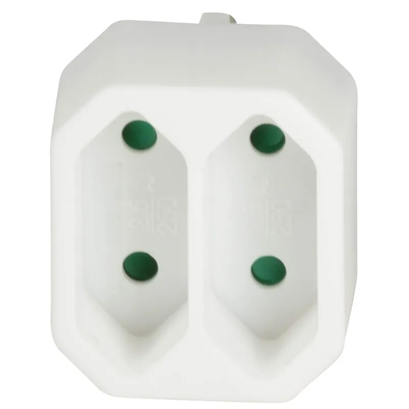 Bild 2 för LogiLink LPS218, inomhus, 2 AC-utgångar, Vit, RoHS, 250 V, 1100 W