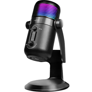 Produktfoto för LogiLink Mikrofon USB Riktad NRC RGB Svart