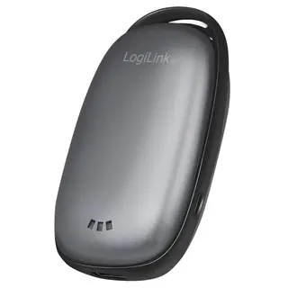 Produktfoto för LogiLink Power bank 4000 mAh 1x USB-A hand warmer metal grey PowerBank - 4 Ah