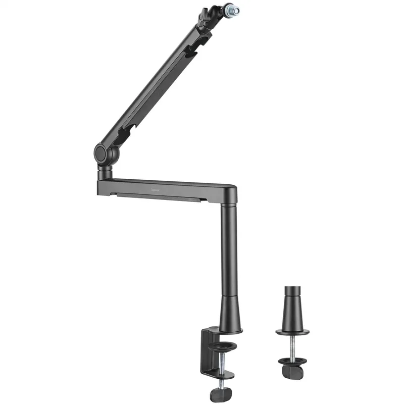 Bild 1 för LogiLink Professionell studiomikrofonarm med kabelhantering Aluminium Svart