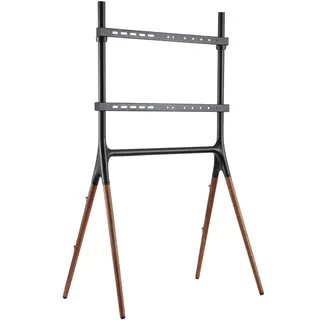 Produktfoto för LogiLink TV stand 49-70" with walnut wooden legs 40 kg max. 40 kg 70" 200 x 200 mm