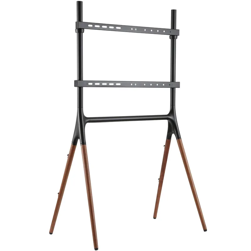 Bild 1 för LogiLink TV stand 49-70" with walnut wooden legs 40 kg max. 40 kg 70" 200 x 200 mm