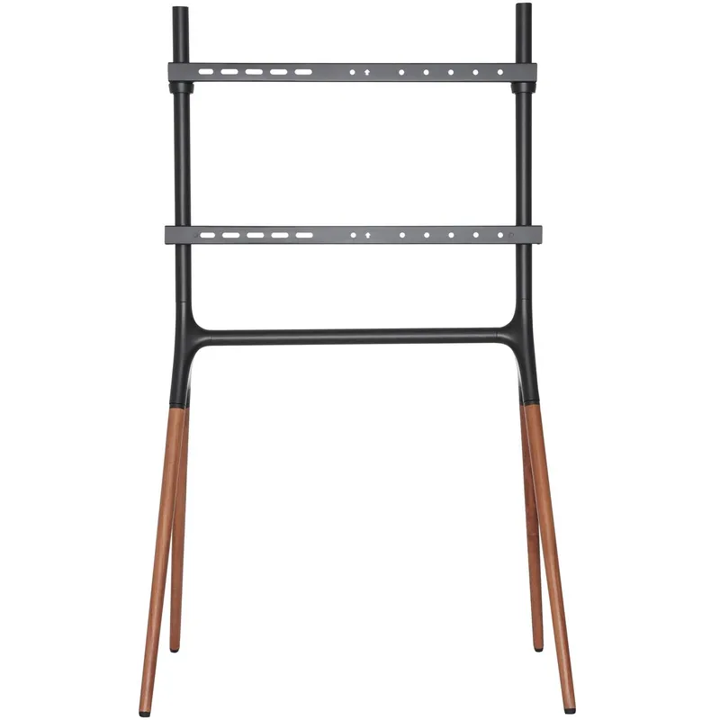 Bild 2 för LogiLink TV stand 49-70" with walnut wooden legs 40 kg max. 40 kg 70" 200 x 200 mm