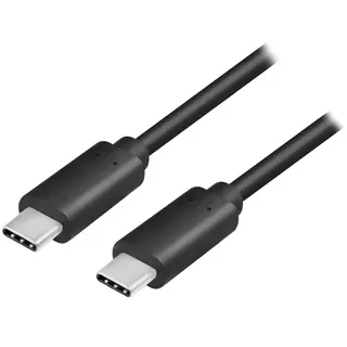 Produktfoto för Logilink USB-C till USB-C kabel 0.5m 100W - Svart