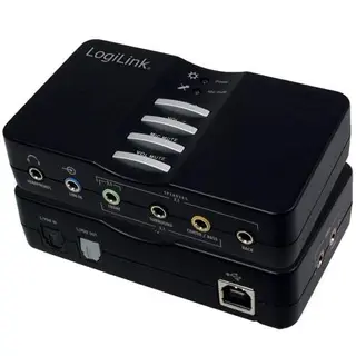 Produktfoto för LogiLink USB Sound Box Dolby 7.1 8-Channel, 7.1 kanaler, USB