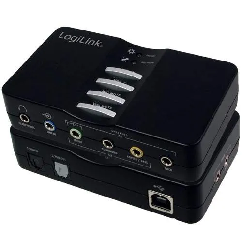 Bild 1 för LogiLink USB Sound Box Dolby 7.1 8-Channel, 7.1 kanaler, USB