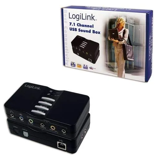 Bild 2 för LogiLink USB Sound Box Dolby 7.1 8-Channel, 7.1 kanaler, USB