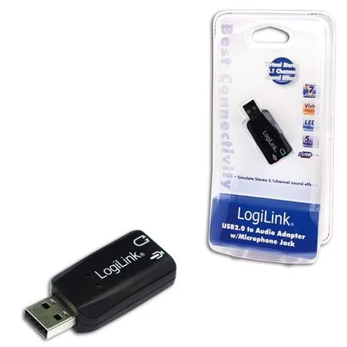 Bild 2 för LogiLink USB Soundcard with Virtual 3D Soundeffects - Ljudkort - stereo - USB 2.0