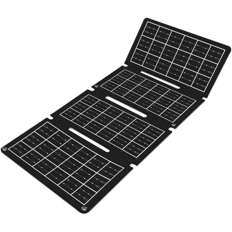 Bild 2 för LogiLink Vikbar solcellspanel med USB-laddare 1x USB-C, 1 x USB-A 15W