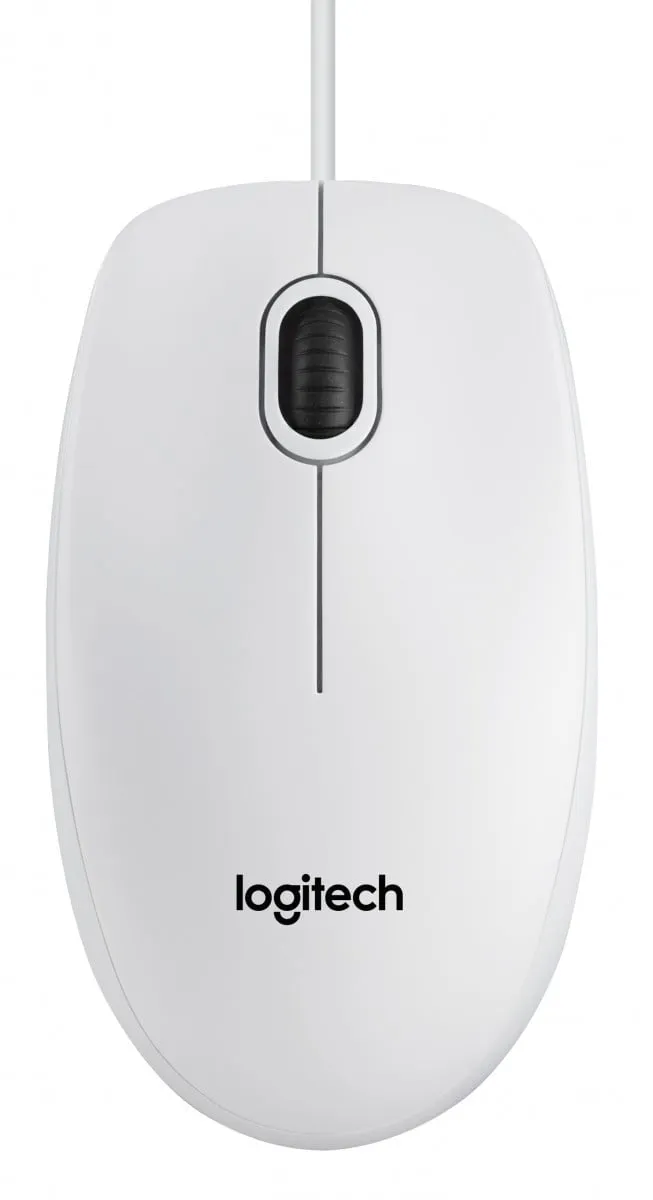 Alternativ bild 0 för Logitech B100 Optical USB Mouse - mus - Mouse - Optic - 3 knappar - Vit