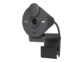 Produktfoto för Logitech BRIO 300 - Webbkamera - Full HD - 1920 x 1080 - inbyggd mikrofon - USB-C - Grafit
