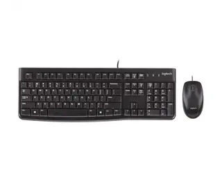 Produktfoto för Logitech Desktop MK120 - Sats med tangentbord och mus - USB - engelska